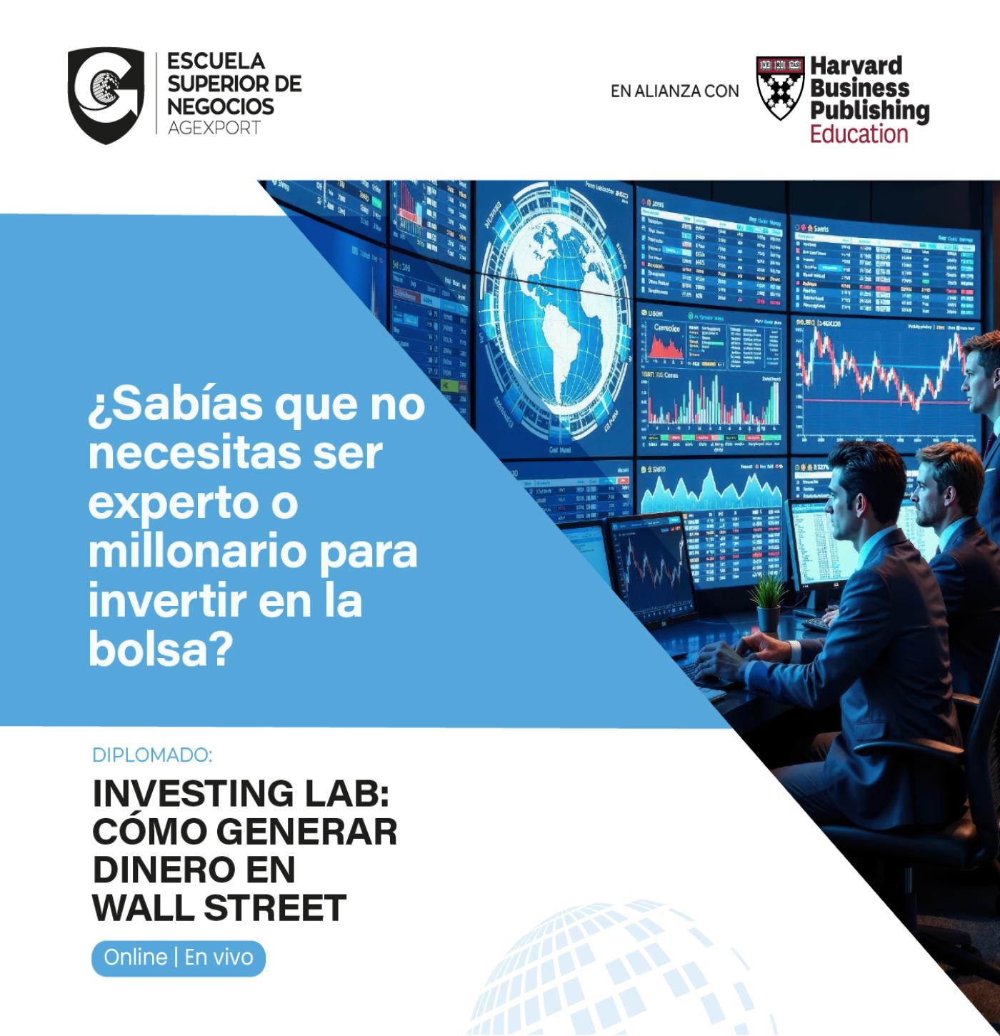 INVESTING LAB: CÓMO GENERAR DINERO EN  WALL STREET